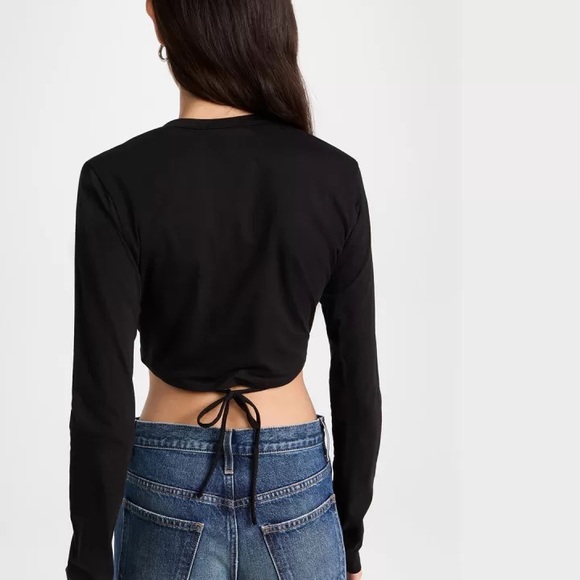 A.L.C. Janie Cropped Ruched Top - Picture 10 of 16